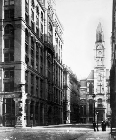 Chicago Board of Trade Building, 1887 by American Photographer